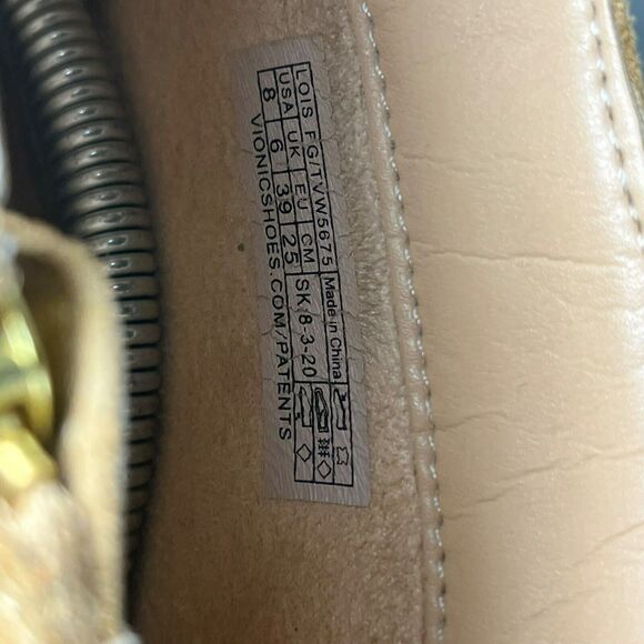 Vionic Women's Magnolia Lois Tan Leather Ankle Boot Size 8 - Picture 6 of 11